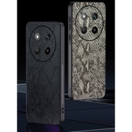 YJD Case For Honor X9C X9B X9A Classic Snake Pattern Leather Soft Edge Anti-Drop Phone Case