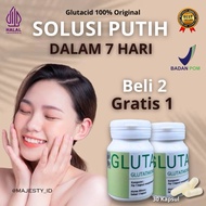 Pemutih Seluruh Badan Permanen Bpom Halal Ori Cepat Glutacid Whitening 16 000 mg Original