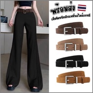 KK-05 Korean Style Suede Belt Vintage Silver Buckle Y2k