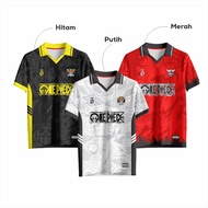 ONE PIECE ANIME JERSEY D LUFFYmonkey FULLPRINT ANIME JERSEY/ MODERN JERSEY/ ONE PIECE COLLAR JERSEY/
