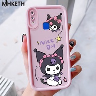 MHKETH Case For VIVO Y95 Y93 Y93s Y91 Y91i Cute Girl Loves Mobile Phone Design