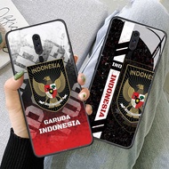 TS-92 Indonesian National Team HD Glass Casing for OPPO A5 A9 F11 A9X Reno 2F 2Z Pro