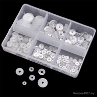 Simple Round Transparent PP Spacer Spacer Transparent Plastic Washer Handmade diy Bracelet Crystal B