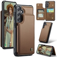 CaseMe C22 Card Slots Holder RFID Anti-theft Phone Case For Samsung Galaxy S26 Ultra 5G/Samsung Gala