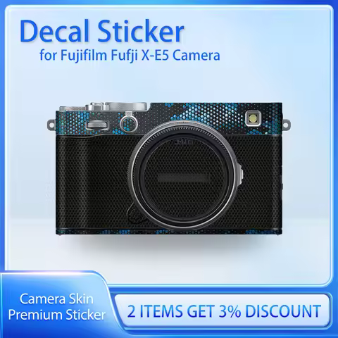 For Fujifilm Fufji X-E5 XE5 XE4 Camera Sticker Wrap XE5 Decal Skin XE5 Camera Skin X-E5 Protective F