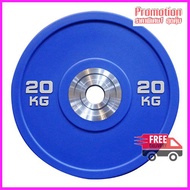 แผ่นน้ำหนัก โอลิมปิค บัมเปอร์เพลส ยูรีเทน Urethane Bumper Plate - 20KG.OSP16