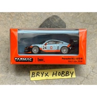 Tarmac Works Hobby64 Porsche 911 GT3 R 991 Gulf 12h 2018 With Container T6403218GULF Gulf Oil Light 