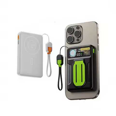 20000mAh Magsafe Power Bank with Cooling Fan Magnetic Wireless 22.5W Fast Charger Powerbank For iPho