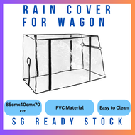 Rain Cover for Wagon Stroller Trolley Cart