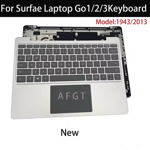 Original Keyboard For Microsoft Surface Laptop GO1/2/3 Replacement Keyboards Unlock Button With Fing