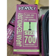 Veroli tube 700X18/25C FV 80mm