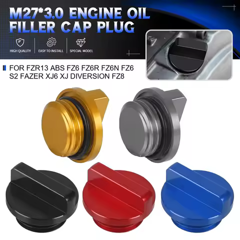 FOR YAMAHA V-STAR 650/1100/1300 CLASSIC/CUSTOM/SILVERADO/TOURER/DELUXE Filler Plug Cap M27*3.0 Engin