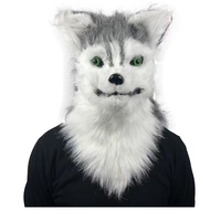 NEW Halloween Costume Funny Dog Full Head Mask Masquerade Party Performance Props Furry Animal Head 