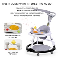 Baby Walker For 6-36 Months Baby Multi-functional Foldable Stroller Walker With Music & Light