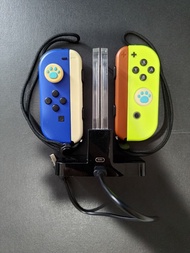 Nintendo Switch 1代原廠 Joy-Con 藍色/電光黃 附送充電器