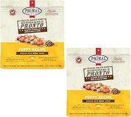 Primal Freeze Dried Dog Food Pronto Puppy Formula 25 oz (2-Pack), Crafted in The USA with Chicken, B