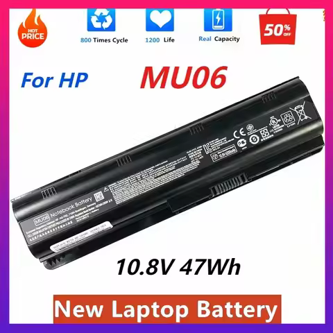Laptop Battery MU06 CQ42 for Battery HP Pavilion G4 G6 G7 593553 593554 593562-001 HSTNN-UB0W CQ32 G