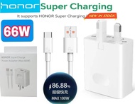 ORIGINAL HONOR [100W/66W] SuperCharge Honor 400 Pro 300 Pro 200 Pro 100 Pro X9c Magic 8 7 Pro 6 Pro 