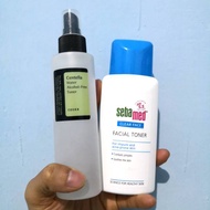 Sebamed And cosrx Toner