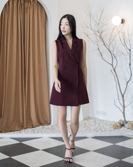 AIRI - Linda Blazer Dress เดรสสูทแขนกุด / เบลเซอร์เดรสแขนกุด