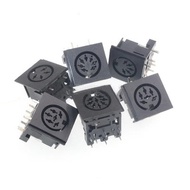 5PCS 4 5 6 8Pin Mini DIN Female Socket Connector 4 5 6 8 Poles DIN Mini Jack PS2 Mini Circular Keybo