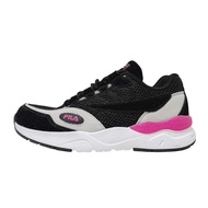 FILA Women's Shoes Big Children's Retro Time Running Sports Jogging [5J373U002] Black Pink