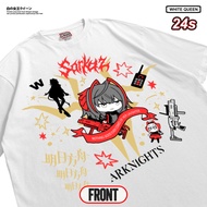 White Queen W Sarkaz Game Arknights T-Shirt Cotton 24s/