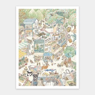 1200pcs - Follow the animals to explore the market - Jhu Gong Fan Hua