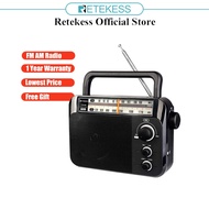 Retekess TR604 TR633 Portable FM AM Radio Clear Sound Lightweight Cheaper Transistor Analog Radio wi