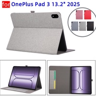 For OnePlus Pad 3 2025 One Plus Pad 3 (13.2") 1+ Pad3 PU Leather Stand Flip Case Protective Case Cla