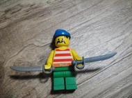 LEGO 正版樂高 二手積木散磚零件 人偶.西洋劍.帽....合售無拆賣
