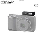 MEDALight F20 Mini Camera Flash Light Speedlite Standard Hot Shoe Mount for Ricoh GR4 GR3 GR3X Camer