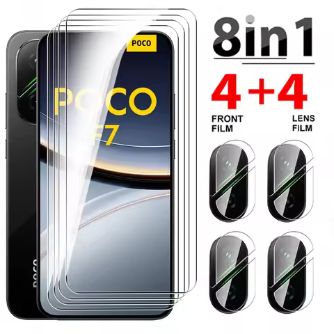 8To1 Glass For Xiaomi Poco F7 5G Global Version Tempered Glass PocoF7 Little F 7 7F 6.83 inch 2025 C