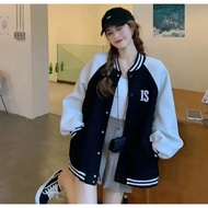 Is Embroidered Baseball Jacket - Women's Oversized Baseball Jacket - Latest Varsity Jacket