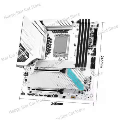 Jginyue B760m Motherboard Lga 1700 Support Core I3/i5/i7/i9 12th 13th Processor Dual Channel Ddr4 B7