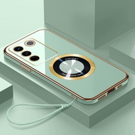 Soft Silicone Plating Cases for Vivo S16 S17 V27 V29 T2 Pro S16E V27E S17t S17E IQOO Z7 Pro V2231 V2