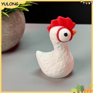 YU 3D Printed Hen Statue Chien Figurine Animal Sculpture Indoor/Outdoor Home Or Car Ornament Perfect