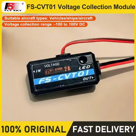 FLYSKY FS-CVT01 CVT01 Voltage Collection Module for FLYSKY IA6B IA10 Radio Receiver RC Airplane FPV 