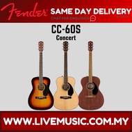 Fender CC-60S Concert Acoustic Guitar - All Mahogany / Natural / Sunburst ( CC 60S CC60S )