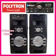 POLYTRON PAS-2A15/BA Double Woofer Speaker Aktif Bluetooth