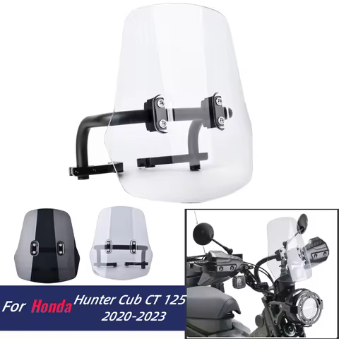 Trail125 CT125 Windshield Windscreen For Honda Hunter Cub CT 125 2020-2023 Air Wind Deflectors Motor