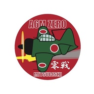 RBF A6M ZERO 7CM STICKER S-C-ZERO