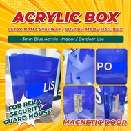 Acrylic Security Guard Box / Latter Box / Company Box