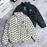 MLB 滿印短款羽絨服運動休閒保暖 MLB New York Yankees full-print down Jacket  秋冬季 羽絨外套 Puffer Down Jacket 羽絨褸 防水 防風