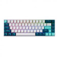 Tecware B68+, Wireless Mechanical Keyboard, 3-Mode, White / Gateron Yellow