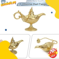 Independence Magic Lamp Aladdin Hollow Fairy Tale Aladdin Lamp Halloween Costume Props Cx