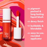 ELF Camo Liquid Blush, Ultra-Pigmented Liquid Blusher, e.l.f. Cosmetics | SKINODIP