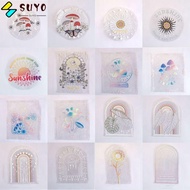 SUYO Sun Catcher DIY Home Decor Rainbow Maker Mirror Sticker