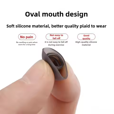 Noise-Isolating Silicone Ear Tip Replacements - For Soundcore Liberty 4 NC/Anker Life P3/P2/985-4Pas