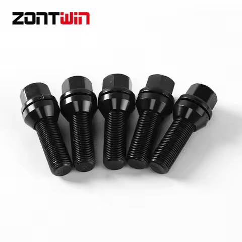 4/5Pieces Wheel B12.9 Grade Forged Bolts Nuts Screw for BMW E90/E60/E39/F10/F20/E46 Audi Benz Vw M12